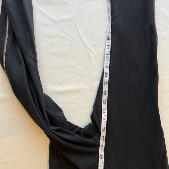 Athleta Side Zip Leggings Black with Rose Gold Hardware Women's M - Picture 11 of 13